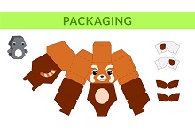 çocuklar için hazır hayvan model maketi şablonu, paper craft model animals